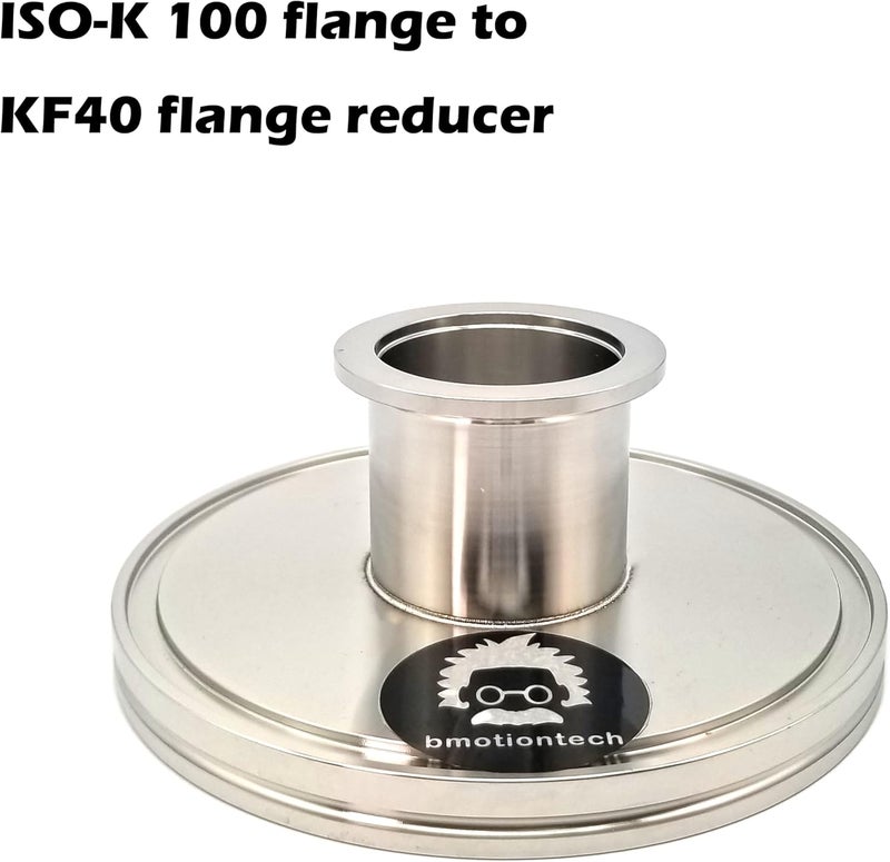 BROWNIAN MOTION TECHNOLOGY ISO 100 ISO-K 100 flange to KF40 NW40 flange straight reducer converter adapter - Image 2